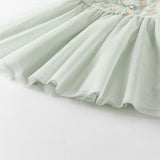 Dave&Bella Girls Summer Green Mesh Princess Dress