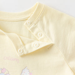 Dave&Bella Girls Summer Cheerful Milk Yellow Mesh Princess Cake Dress