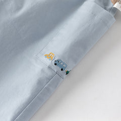 Dave&Bella Toddler Boys Summer Casual Yellow Comfortable T-shirt Pant Outfit Sets