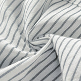 Dave&Bella Toddler Boys Summer Casual Black White Striped Breathable Cotton Shorts