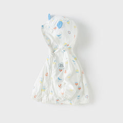 Dave&Bella Toddler Boys Summer Sea World Print White Outwear Sunscreen Jackets