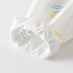 Dave&Bella Toddler Boys Summer Sea World Print White Outwear Sunscreen Jackets