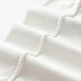 Dave&Bella Toddler Boys Summer Versatile White Soft Cotton T-shirt Tops