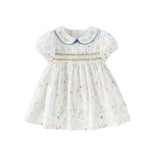 Dave&Bella Girls Summer Floral Print Cotton Dress