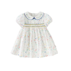 Dave&Bella Girls Summer Floral Print Cotton Dress
