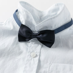 Dave&Bella Boys Summer Gentleman Shirt Back Trousers Two-Piece Suit