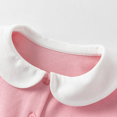 Dave&Bella Girls Summer Candy Pink  College Style T-shirt Pleated Skirt Set