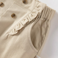 Dave&Bella Girls Summer Cotton College Style Short Pant