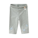 Dave&Bella Toddler Girls Summer Versatile Multi-color Slim Leggings