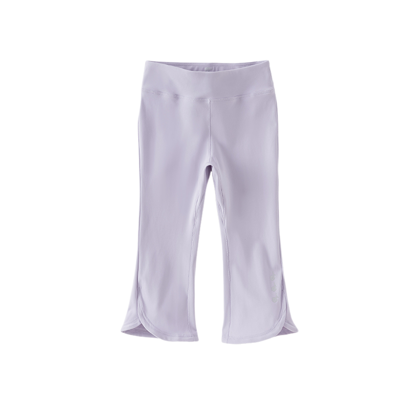Dave&Bella Kids Girls Summer Purple Outdoor Sports Stretchable Slim Yoga Pants