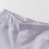 Dave&Bella Kids Girls Summer Purple Outdoor Sports Stretchable Slim Yoga Pants