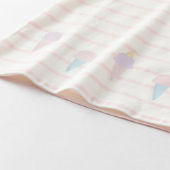 Dave&Bella Toddler Girls Summer Pink White Striped/Green Cool Sleeveless Tank Tops