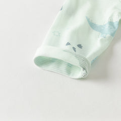 Dave&Bella Baby Girls/Boys Autumn Cotton Print One-Pieces Rompers