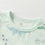 Dave&Bella Baby Girls/Boys Cotton Print One-Pieces Rompers