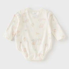 Dave&Bella Baby Girls/Boys Autumn Cotton Print One-Pieces Rompers
