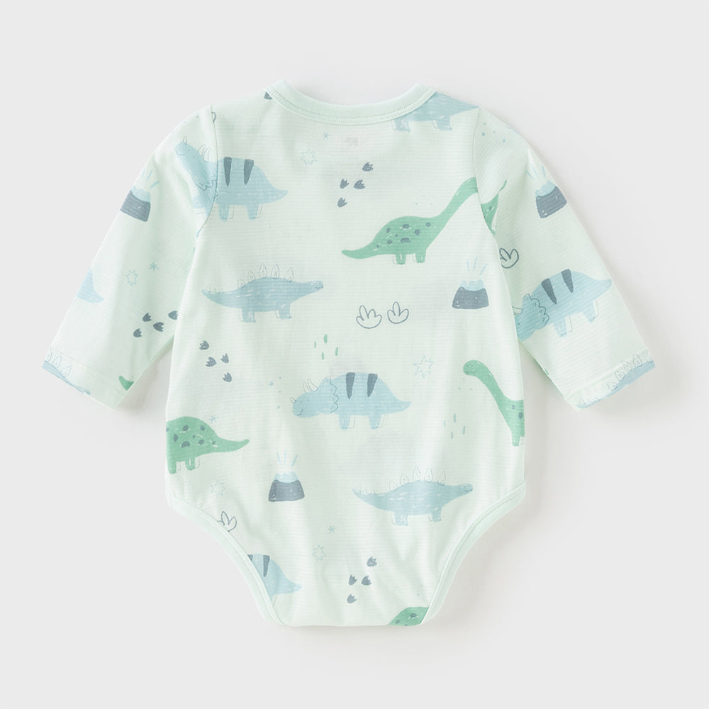 Dave&Bella Baby Girls/Boys Cotton Print One-Pieces Rompers