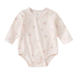 Dave&Bella Baby Girls/Boys Cotton Print One-Pieces Rompers