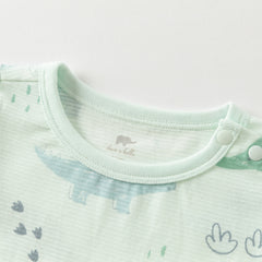 Dave&Bella Baby Girls/Boys Autumn Cotton Print One-Pieces Rompers
