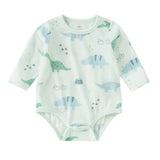 Dave&Bella Baby Girls/Boys Cotton Print One-Pieces Rompers