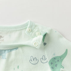 Dave&Bella Baby Girls/Boys Autumn Cotton Print One-Pieces Rompers