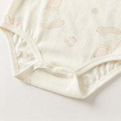 Dave&Bella Baby Girls/Boys Autumn Cotton Print One-Pieces Rompers