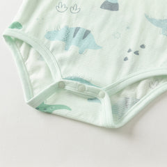 Dave&Bella Baby Girls/Boys Autumn Cotton Print One-Pieces Rompers