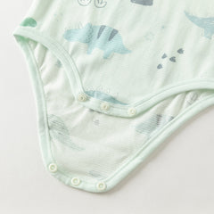 Dave&Bella Baby Girls/Boys Autumn Cotton Print One-Pieces Rompers