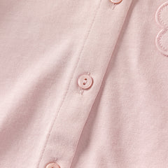 Dave&Bella Girls Summer Pink Shirt Half-Skirt Suit Set