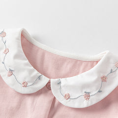 Dave&Bella Girls Summer Pink Shirt Half-Skirt Suit Set
