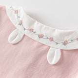 Dave&Bella Kids Girls Summer Sweet Pink Shirt Half Mesh Skirt Sets