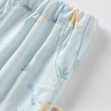 Dave&Bella Toddler Girls/Boys Summer Casual Flower/Dinosaur Print Mosquito-Proof Pants