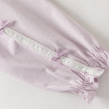 Dave&Bella Toddler Girls Summer Sweet Grey Bow Decorations Breathable Cotton Pants
