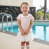 Dave&Bella Toddler Girls Summer Striped Adorable Rabbit-shaped Soft Cotton T-shirt Tops