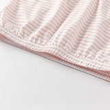 Dave&Bella Toddler Girls Summer Striped Adorable Rabbit-shaped Soft Cotton T-shirt Tops