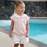 Dave&Bella Toddler Girls Summer Striped Adorable Rabbit-shaped Soft Cotton T-shirt Tops
