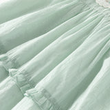 Dave&Bella Girls Summer Green Cotton Princess Dress