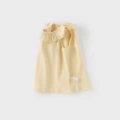 Dave&Bella Toddler Girls Summer Cotton Lace Collar Vests Tops