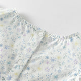 Dave&Bella Toddler Girls Summer Cotton Floral T-shirt Jeans Sets