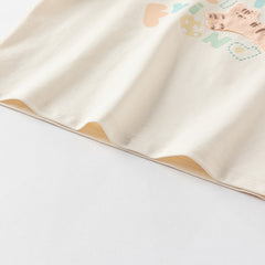 Dave&Bella Toddler Boys/Girls Summer Playful Print Classic T-shirt Tops