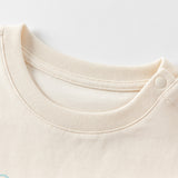 Dave&Bella Toddler Boys/Girls Summer Playful Print Classic T-shirt Tops