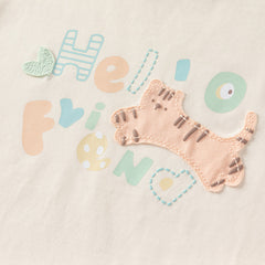 Dave&Bella Toddler Boys/Girls Summer Playful Print Classic T-shirt Tops