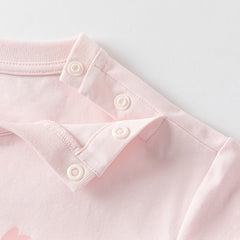 Dave&Bella Toddler Boys/Girls Summer Playful Print Classic T-shirt Tops