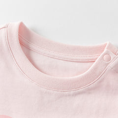 Dave&Bella Toddler Boys/Girls Summer Playful Print Classic T-shirt Tops