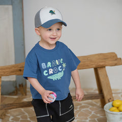 Dave&Bella Toddler Boys/Girls Summer Playful Print Classic T-shirt Tops