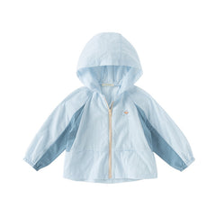 Dave&Bella Kids Boys Summer Blue Outdoor UV-protection Sunscreen Lightweight Jackets