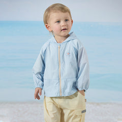 Dave&Bella Kids Boys Summer Blue Outdoor UV-protection Sunscreen Lightweight Jackets