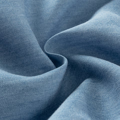 Dave&Bella Toddler Boys Summer Casual Denim Blue Adjustable-waistband Wide Pants