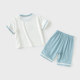 Dave&Bella Toddler Boys/Girls Blue/Pink Indoor Comfortable Pajamas