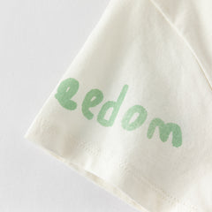 Dave&Bella Toddler Boys Summer Playful Red/Beige Breathable Cotton T-shirt Tops