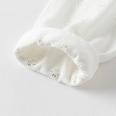 Dave&Bella Kids Girls Summer Elegant Beige Outwear Long-sleeved Cardigans